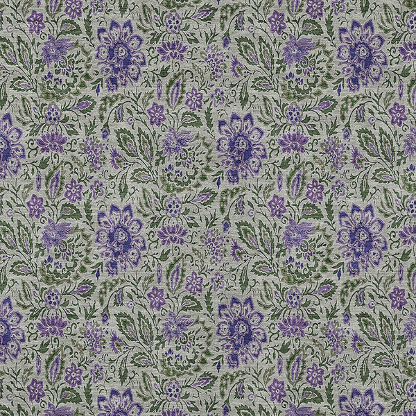 Homeroots 3' Green Floral Washable Area Rug - Stain Resistant, Durable Design For Indoor & Outdoor Spaces 5' X 8' Polyester 580455