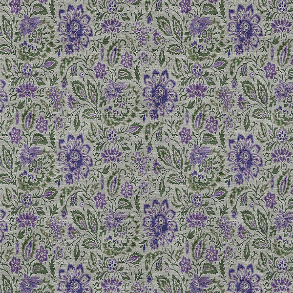 Homeroots 3' Green Floral Washable Area Rug - Stain Resistant, Durable Design For Indoor & Outdoor Spaces 8' X 10' Polyester 580457