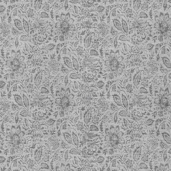 Homeroots 3' Green Floral Washable Area Rug - Stain Resistant, Durable Design For Indoor & Outdoor Spaces 8' X 10' Polyester 580475