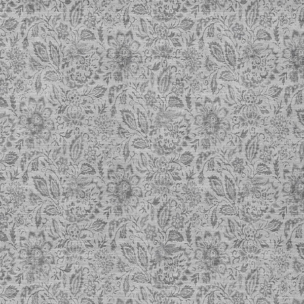 Homeroots 3' Green Floral Washable Area Rug - Stain Resistant, Durable Design For Indoor & Outdoor Spaces 9' X 12' Polyester 580476