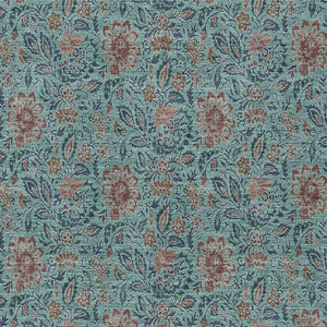 Homeroots 3' Green Floral Washable Area Rug - Stain Resistant, Durable Design For Indoor & Outdoor Spaces 10' X 14' Polyester 580483