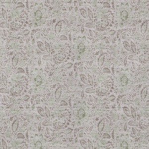 Homeroots 3' Green Floral Washable Area Rug - Stain Resistant, Durable Design For Indoor & Outdoor Spaces 3' X 5' Polyester 580484