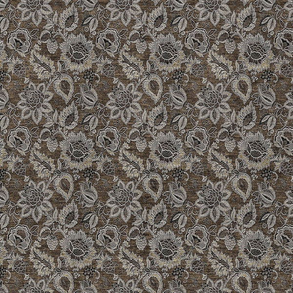 Homeroots 3' Denim Blue Floral Washable Area Rug – Perfect For Indoor And Outdoor Spaces, Durable & Stylish 5' X 8' Polyester 580497