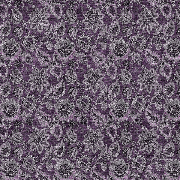 Homeroots 3' Denim Blue Floral Washable Area Rug – Perfect For Indoor And Outdoor Spaces, Durable & Stylish 9' X 12' Polyester 580512