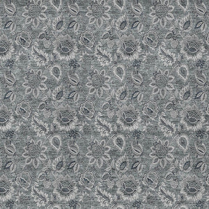 Homeroots 3' Denim Blue Floral Washable Area Rug – Perfect For Indoor And Outdoor Spaces, Durable & Stylish 8' X 10' Polyester 580523