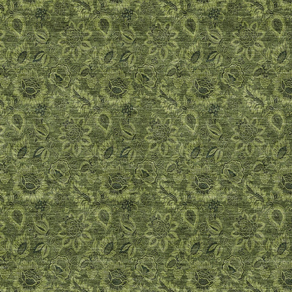 Homeroots 3' Denim Blue Floral Washable Area Rug – Perfect For Indoor And Outdoor Spaces, Durable & Stylish 8' X 10' Polyester 580535