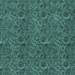 Homeroots 3' Denim Blue Floral Washable Area Rug – Perfect For Indoor And Outdoor Spaces, Durable & Stylish 5' X 8' Polyester 580551