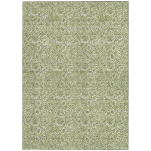 Homeroots 3' Floral Indoor Outdoor Area Rug - Durable, Washable, Stain Resistant For Home And Patio Spaces 5' X 8' Polyester 580563