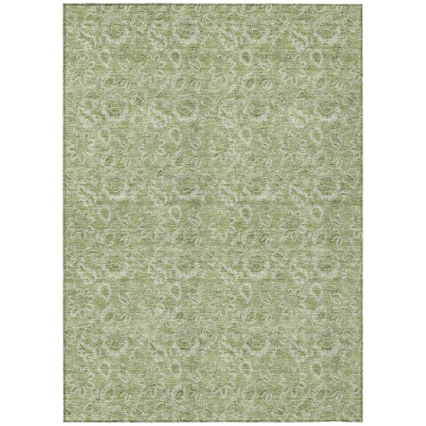 HomeRoots 9' Timeless Floral Indoor Outdoor Area Rug - Durable, Washable, Stain-Resistant for Stylish Spaces 9' X 12' 580566