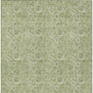 Homeroots 3' Floral Indoor Outdoor Area Rug - Durable, Washable, Stain Resistant For Home And Patio Spaces 10' X 14' Polyester 580567