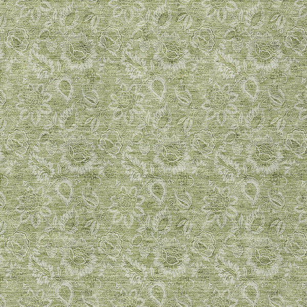 Homeroots 3' Floral Indoor Outdoor Area Rug - Durable, Washable, Stain Resistant For Home And Patio Spaces 10' X 14' Polyester 580567