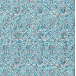 Homeroots 3' Floral Indoor Outdoor Area Rug - Durable, Washable, Stain Resistant For Home And Patio Spaces 3' X 5' Polyester 580568