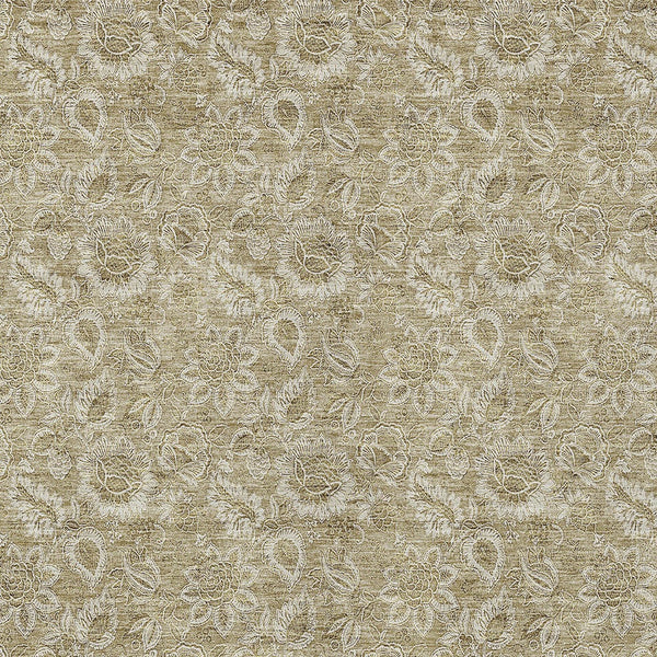 Homeroots 3' Floral Indoor Outdoor Area Rug - Durable, Washable, Stain Resistant For Home And Patio Spaces 3' X 5' Polyester 580574