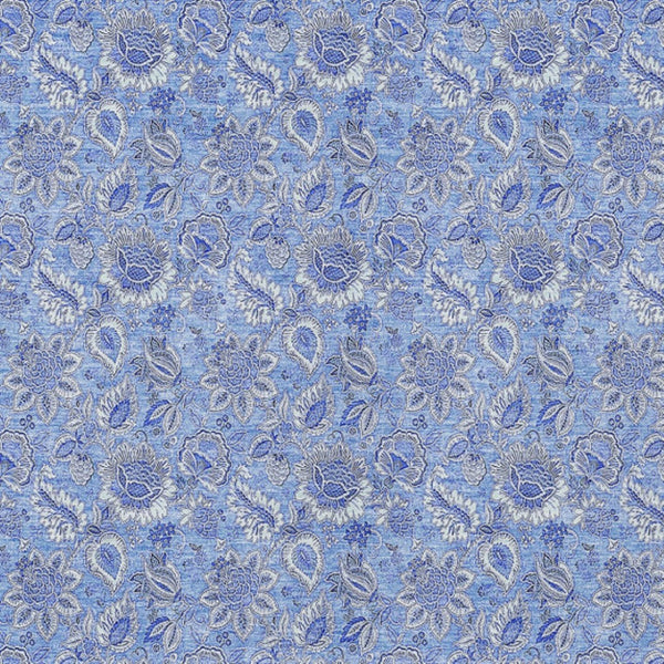 Homeroots 3' Floral Indoor Outdoor Area Rug - Durable, Washable, Stain Resistant For Home And Patio Spaces 10' X 14' Polyester 580591