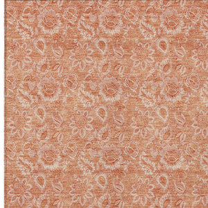 Homeroots 3' Floral Indoor Outdoor Area Rug - Durable, Washable, Stain Resistant For Home And Patio Spaces 3' X 5' Polyester 580604