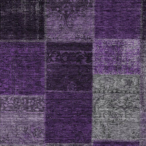 Homeroots 3' Copper Navy Blue And Gold Patchwork Area Rug – Stylish, Washable, Indoor/Outdoor & Durable Design 8' X 10' Polyester 580625