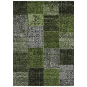 Homeroots 3' Copper Navy Blue And Gold Patchwork Area Rug – Stylish, Washable, Indoor/Outdoor & Durable Design 10' X 14' Polyester 580657