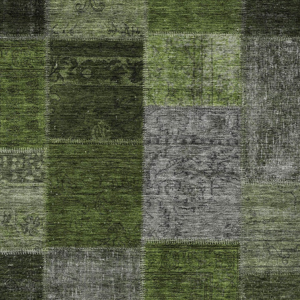 Homeroots 3' Copper Navy Blue And Gold Patchwork Area Rug – Stylish, Washable, Indoor/Outdoor & Durable Design 10' X 14' Polyester 580657