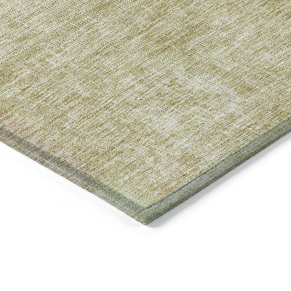 Homeroots 3' Stylish Green Copper And Mint Patchwork Washable Rug For Indoor Outdoor Spaces, Durable & Versatile 3' X 5' Polyester 580670