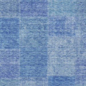 Homeroots 3' Stylish Green Copper And Mint Patchwork Washable Rug For Indoor Outdoor Spaces, Durable & Versatile 5' X 8' Polyester 580683