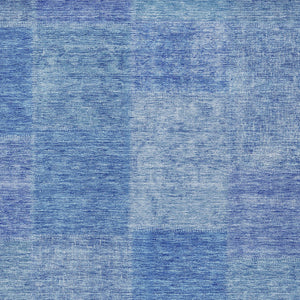 Homeroots 3' Stylish Green Copper And Mint Patchwork Washable Rug For Indoor Outdoor Spaces, Durable & Versatile 8' X 10' Polyester 580685