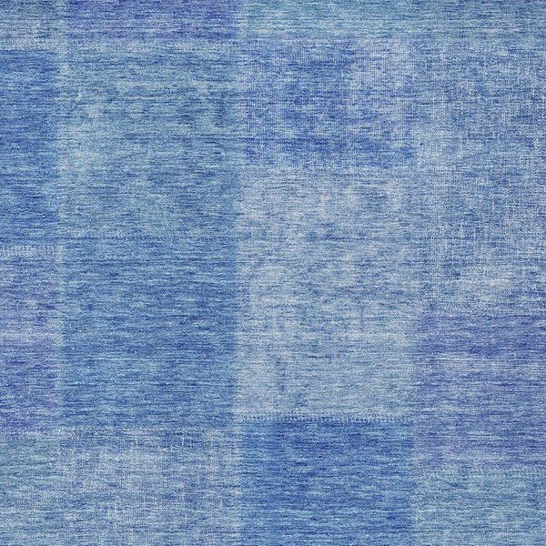 Homeroots 3' Stylish Green Copper And Mint Patchwork Washable Rug For Indoor Outdoor Spaces, Durable & Versatile 8' X 10' Polyester 580685