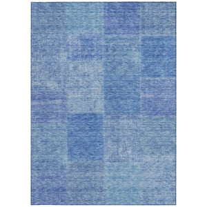 Homeroots 3' Stylish Green Copper And Mint Patchwork Washable Rug For Indoor Outdoor Spaces, Durable & Versatile 9' X 12' Polyester 580686