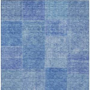 Homeroots 3' Stylish Green Copper And Mint Patchwork Washable Rug For Indoor Outdoor Spaces, Durable & Versatile 10' X 14' Polyester 580687