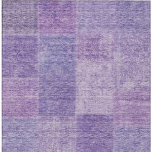 Homeroots 3' Stylish Green Copper And Mint Patchwork Washable Rug For Indoor Outdoor Spaces, Durable & Versatile 8' X 10' Polyester 580691