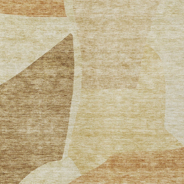 Homeroots 3' Abstract Washable Area Rug In Olive And Fern Green For Stylish Indoor And Outdoor Spaces 10' X 14' Polyester 580711