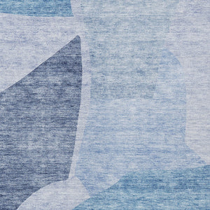 Homeroots 3' Abstract Washable Area Rug In Olive And Fern Green For Stylish Indoor And Outdoor Spaces 5' X 8' Polyester 580719