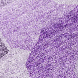 Homeroots 3' Abstract Washable Area Rug In Olive And Fern Green For Stylish Indoor And Outdoor Spaces 8' Round Polyester 580726