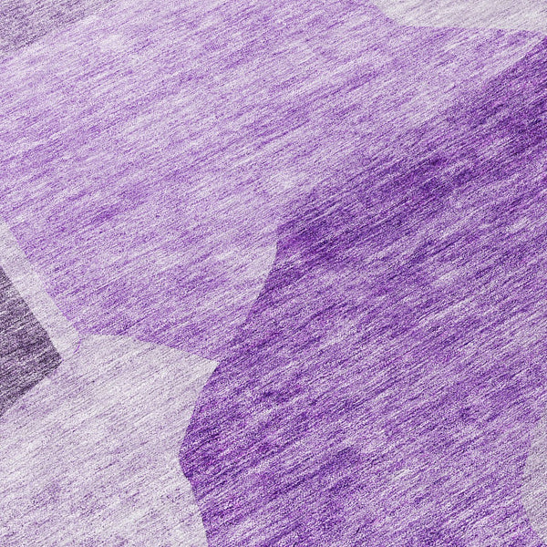 Homeroots 3' Abstract Washable Area Rug In Olive And Fern Green For Stylish Indoor And Outdoor Spaces 8' Round Polyester 580726