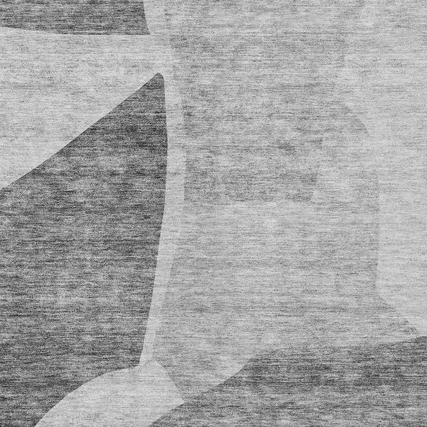 Homeroots 3' Abstract Washable Area Rug In Olive And Fern Green For Stylish Indoor And Outdoor Spaces 8' X 10' Polyester 580739