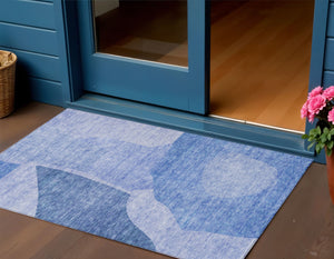 Homeroots 3' Abstract Washable Area Rug In Olive And Fern Green For Stylish Indoor And Outdoor Spaces 3' X 5' Polyester 580742