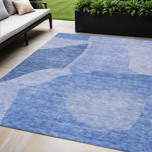 Homeroots 3' Abstract Washable Area Rug In Olive And Fern Green For Stylish Indoor And Outdoor Spaces 5' X 8' Polyester 580743
