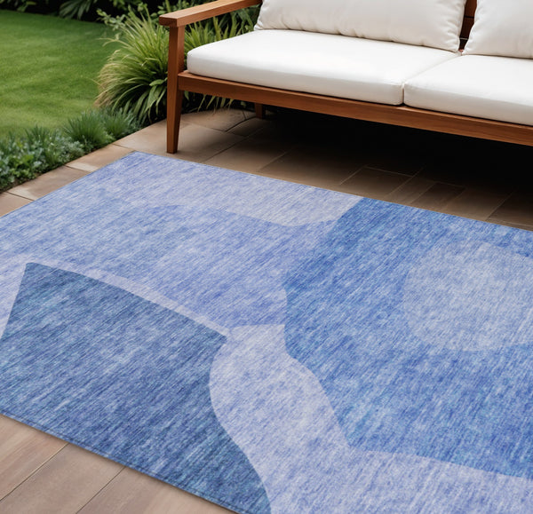 Homeroots 3' Abstract Washable Area Rug In Olive And Fern Green For Stylish Indoor And Outdoor Spaces 8' X 10' Polyester 580745