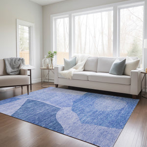 Homeroots 3' Abstract Washable Area Rug In Olive And Fern Green For Stylish Indoor And Outdoor Spaces 8' X 10' Polyester 580745