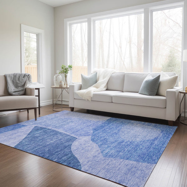 Homeroots 3' Abstract Washable Area Rug In Olive And Fern Green For Stylish Indoor And Outdoor Spaces 9' X 12' Polyester 580746