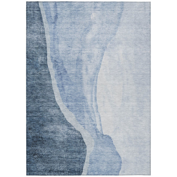 Homeroots 3' Brown And Taupe Abstract Washable Indoor-outdoor Area Rug For Durable, Stylish Spaces 9' X 12' Polyester 580770