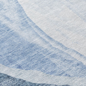 Homeroots 3' Brown And Taupe Abstract Washable Indoor-outdoor Area Rug For Durable, Stylish Spaces 9' X 12' Polyester 580770