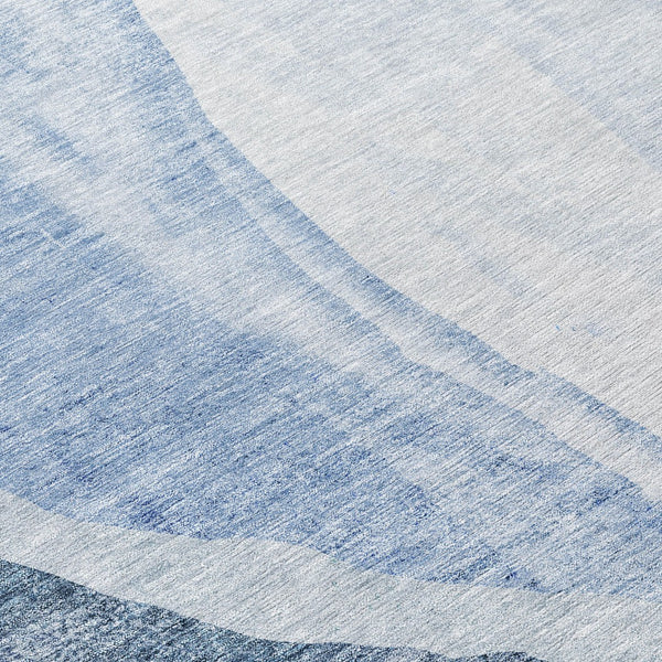 Homeroots 3' Brown And Taupe Abstract Washable Indoor-outdoor Area Rug For Durable, Stylish Spaces 9' X 12' Polyester 580770