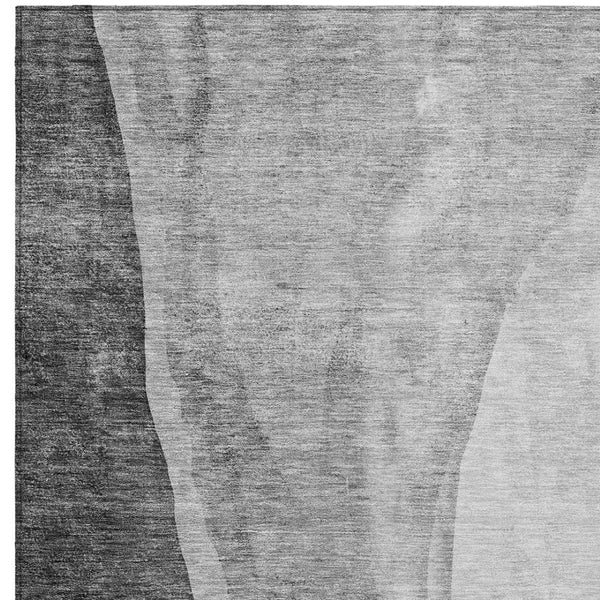 Homeroots 3' Brown And Taupe Abstract Washable Indoor-outdoor Area Rug For Durable, Stylish Spaces 3' X 5' Polyester 580778