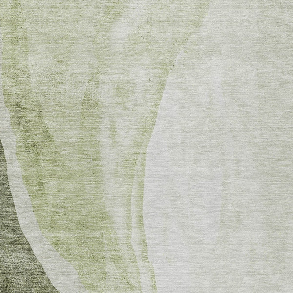 Homeroots 3' Brown And Taupe Abstract Washable Indoor-outdoor Area Rug For Durable, Stylish Spaces 5' X 8' Polyester 580785