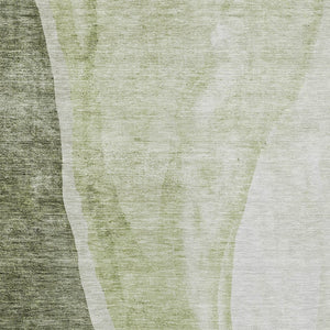 Homeroots 3' Brown And Taupe Abstract Washable Indoor-outdoor Area Rug For Durable, Stylish Spaces 9' X 12' Polyester 580788