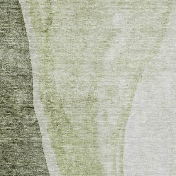 Homeroots 3' Brown And Taupe Abstract Washable Indoor-outdoor Area Rug For Durable, Stylish Spaces 9' X 12' Polyester 580788