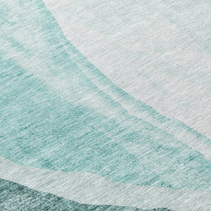 Homeroots 3' Brown And Taupe Abstract Washable Indoor-outdoor Area Rug For Durable, Stylish Spaces 8' Round Polyester 580792