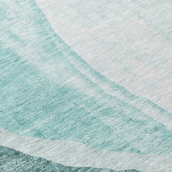 Homeroots 3' Brown And Taupe Abstract Washable Indoor-outdoor Area Rug For Durable, Stylish Spaces 8' Round Polyester 580792