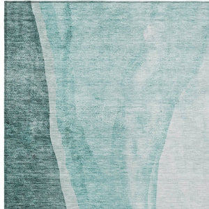 Homeroots 3' Brown And Taupe Abstract Washable Indoor-outdoor Area Rug For Durable, Stylish Spaces 9' X 12' Polyester 580794