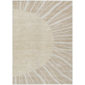 HomeRoots 5' Modern Abstract Washable Indoor Outdoor Area Rug - Durable, Stylish, and Easy to Clean Design 8' X 10' 580811
